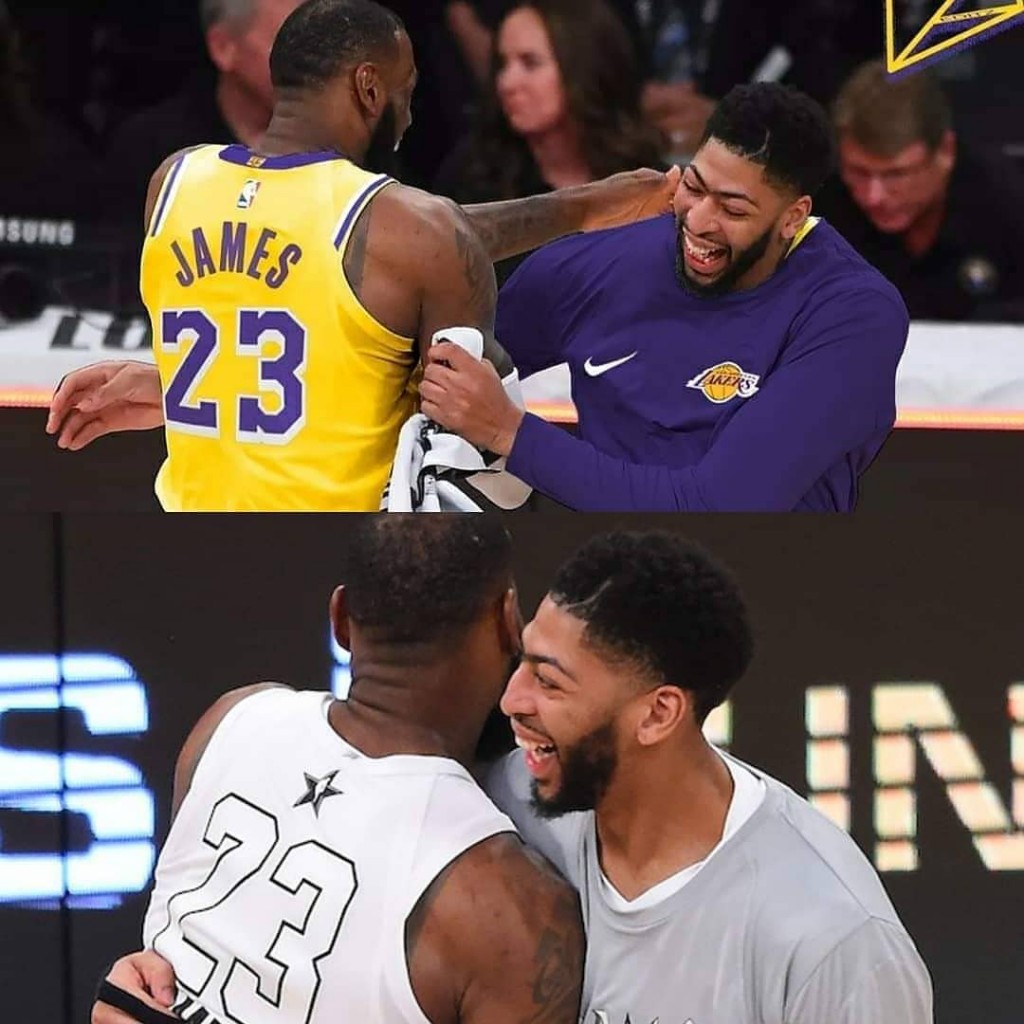Anthony Davis LeBron Jame NBA 4122141