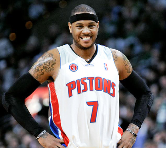carmelo detroit pistons