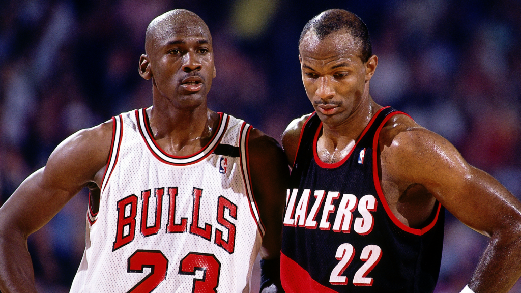 Clyde Drexler Michael Jordan
