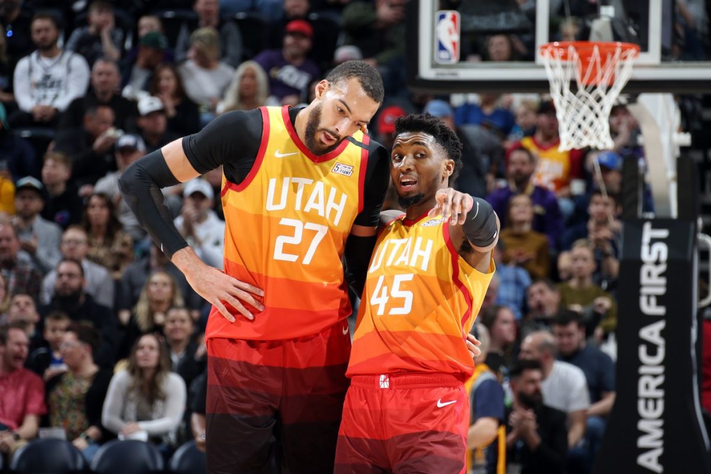 Donovan Mitchell & Rudy Gobert