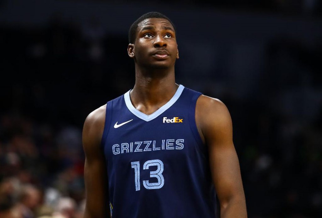 Mar 18, 2024; Sacramento, California, USA; Memphis Grizzlies forward Jaren Jackson Jr. (13) reacts to a call during the fourth quarter against the Sacramento Kings at Golden 1 Center. Mandatory Credit: Sergio Estrada-Imagn Images  