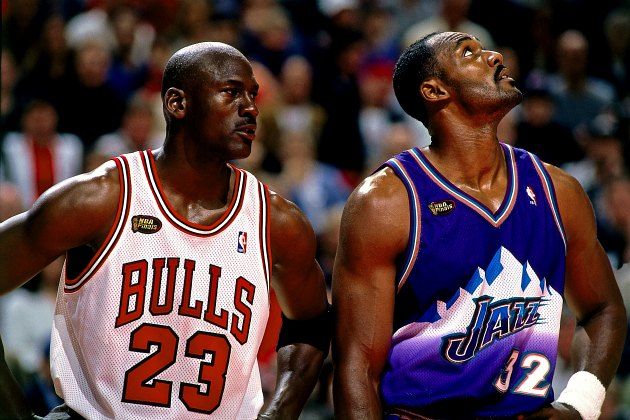Karl Malone vs. Michael Jordan