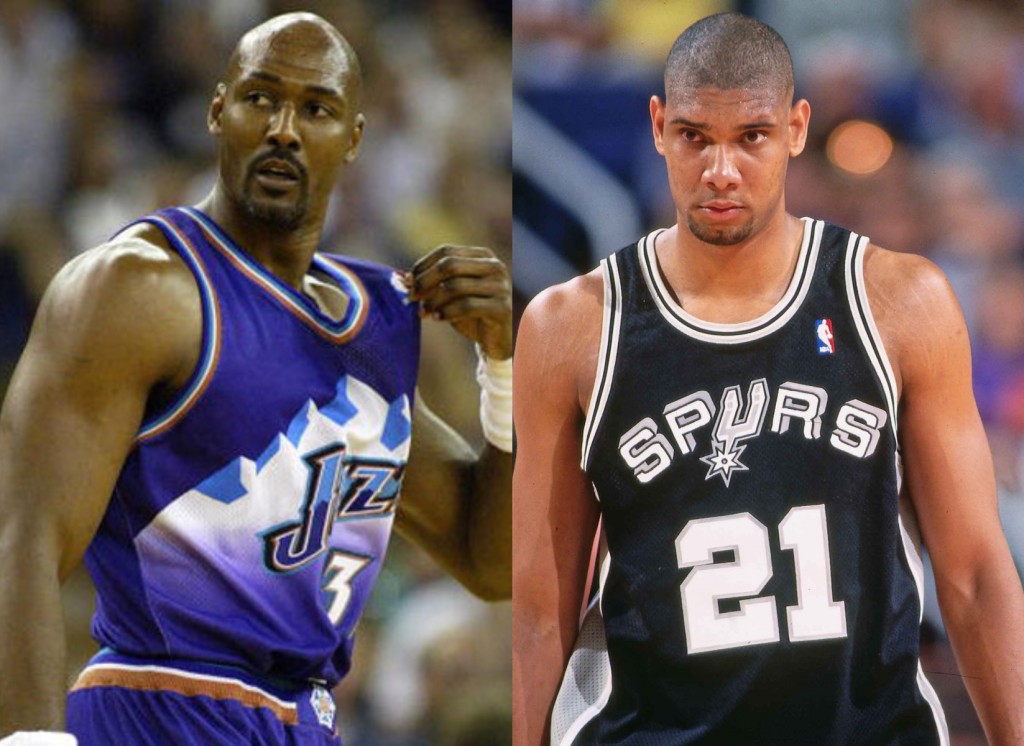 Karl Malone vs. Tim Duncan