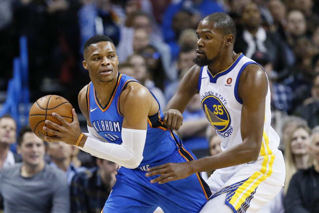 Kevin Durant and Russell Westbrook