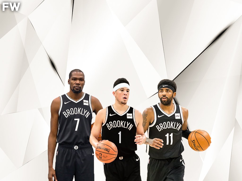 Kyrie Irving, Devin Booker, Kevin Durant