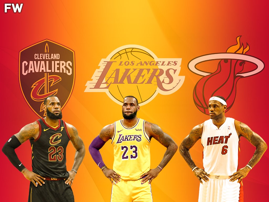 LeBron James - Cleveland Cavaliers, Los Angeles Lakers, Miami Heat