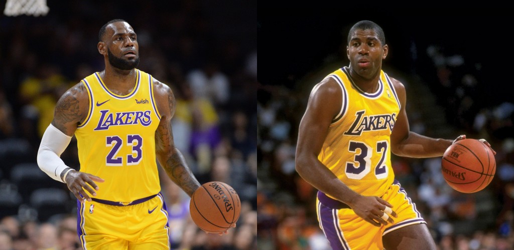 LeBron James & Magic Johnson
