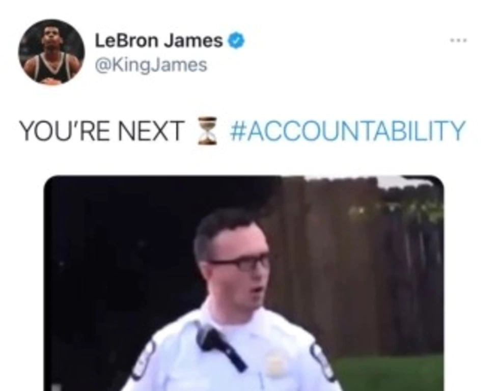 lebron tweet