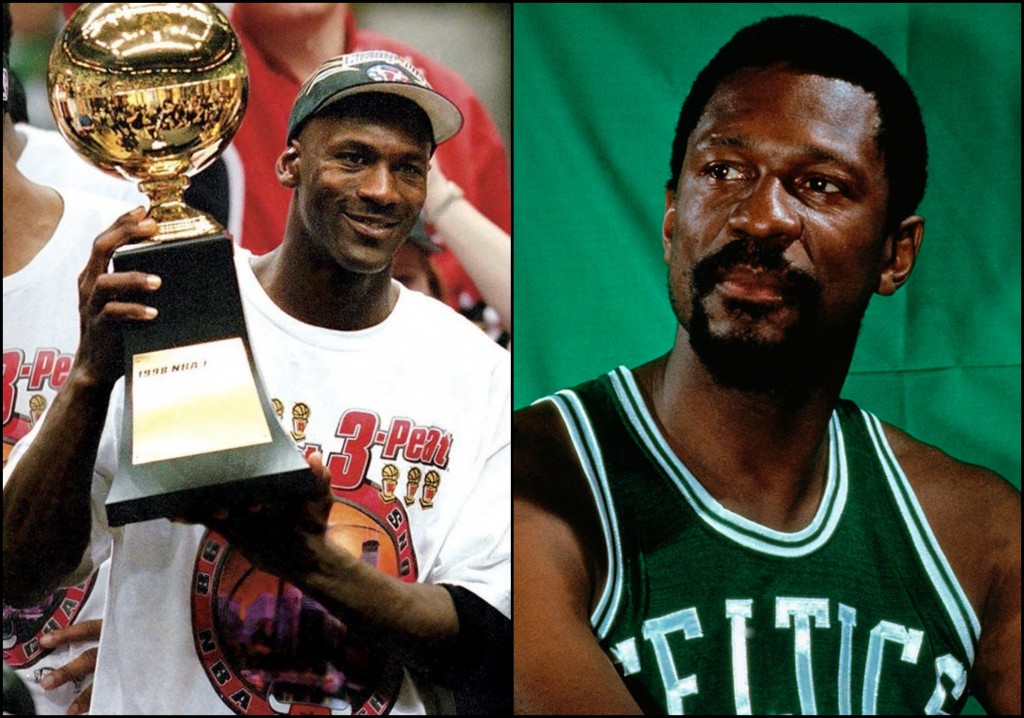 Michael Jordan Bill Russell NBA