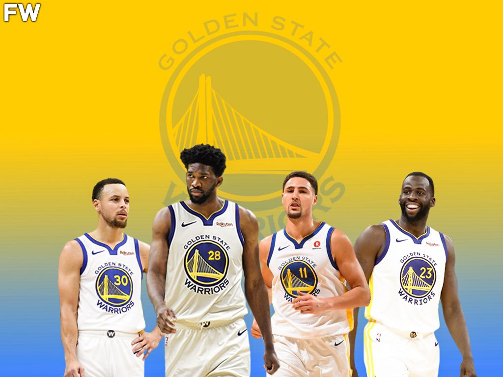 Stephen Curry, Joel Embiid, Klay Thompson, Draymond Green
