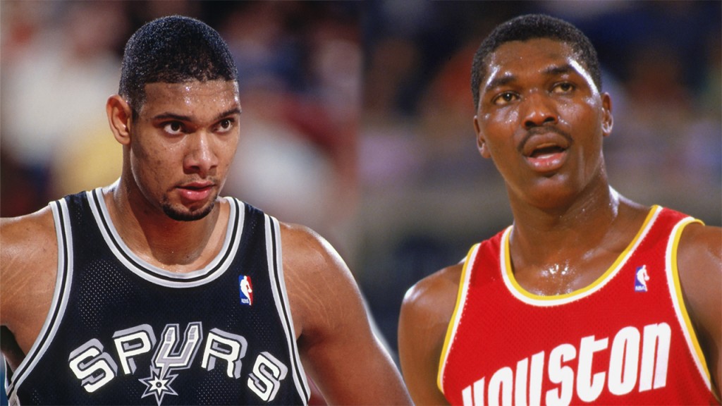 Tim Duncan vs. Hakeem Olajuwon