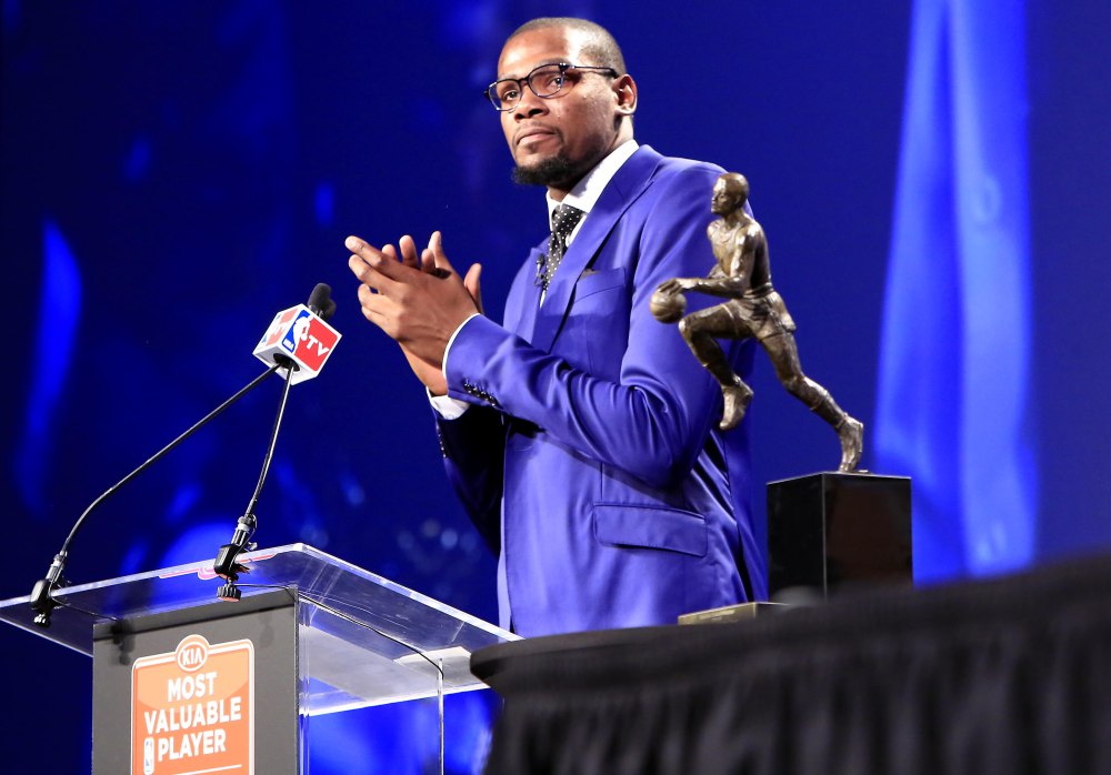 USP NBA: KEVIN DURANT-MVP PRESS CONFERENCE S BKN USA OK