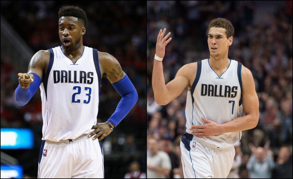 Wesley Matthews and Dwight Powell