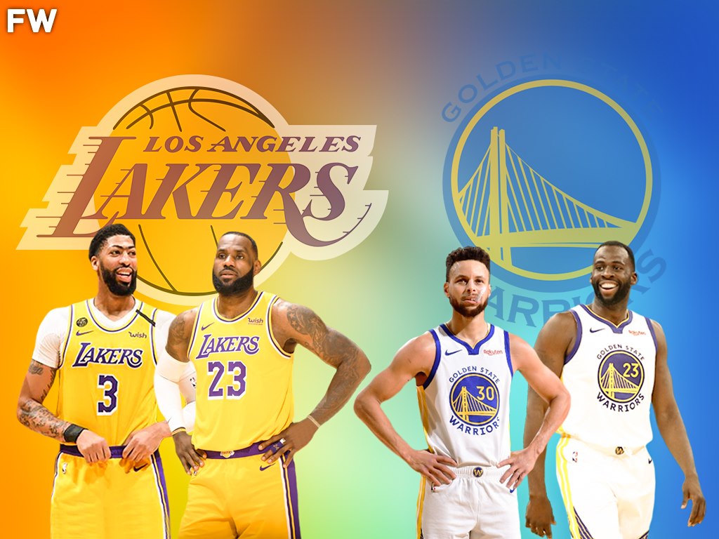 LeBron James and Anthony Davis vs. Stephen Curry and Draymond Green