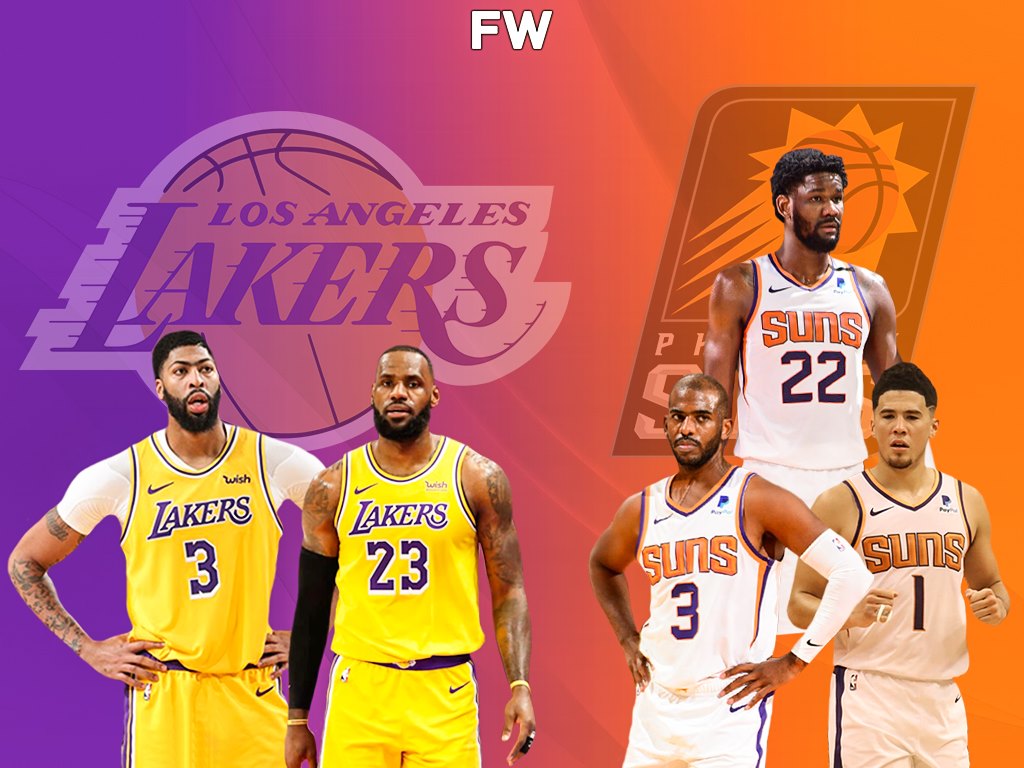 LeBron James and Anthony Davis vs. Chris Paul, Devin Booker, And Deandre Ayton