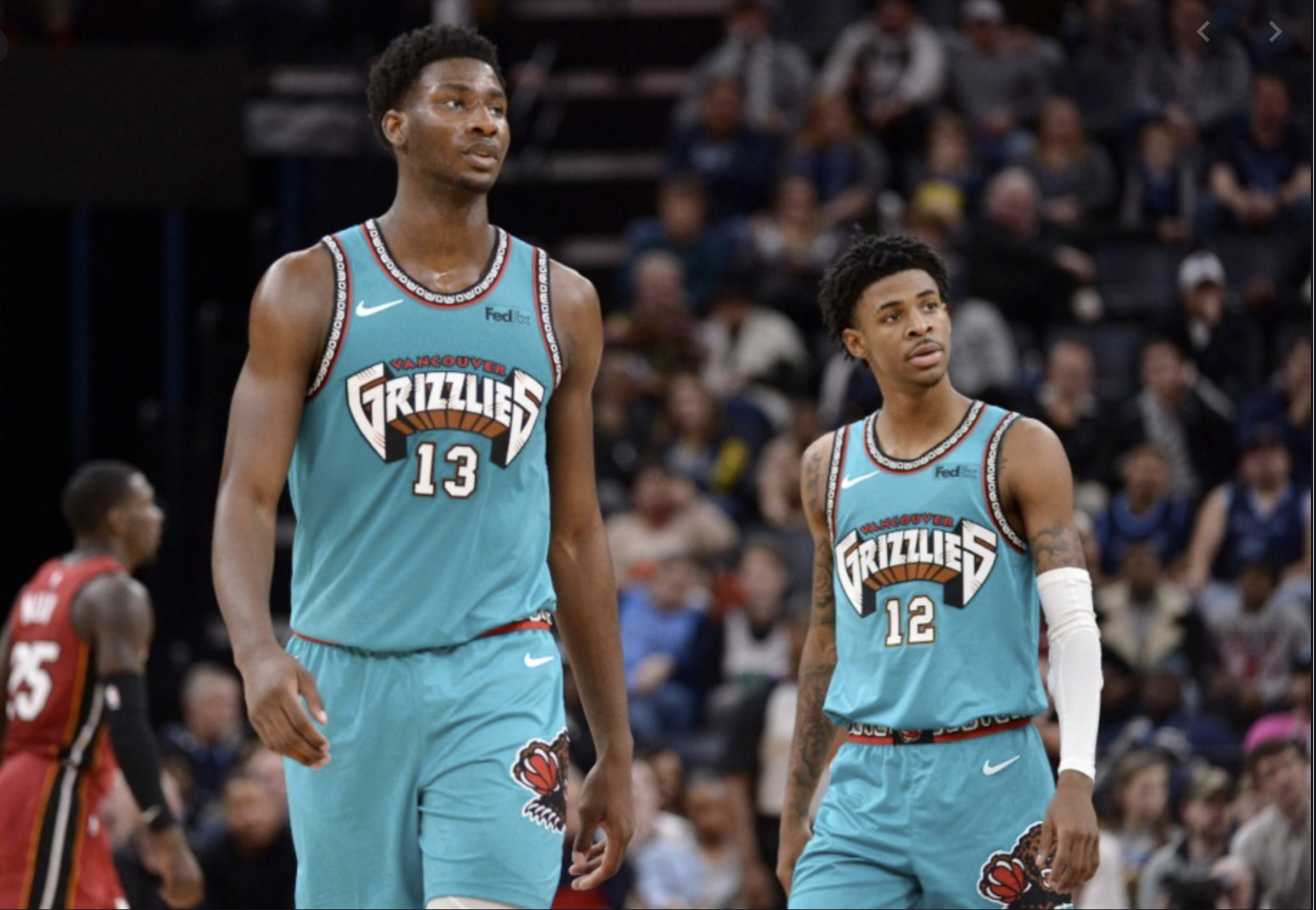 Ja Morant and Jaren Jackson Jr.