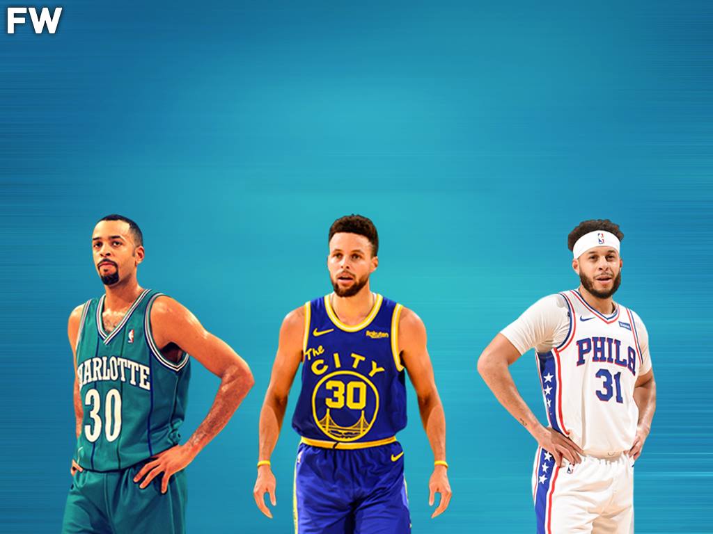 Dell Curry, Stephen Curry, and Seth Curry