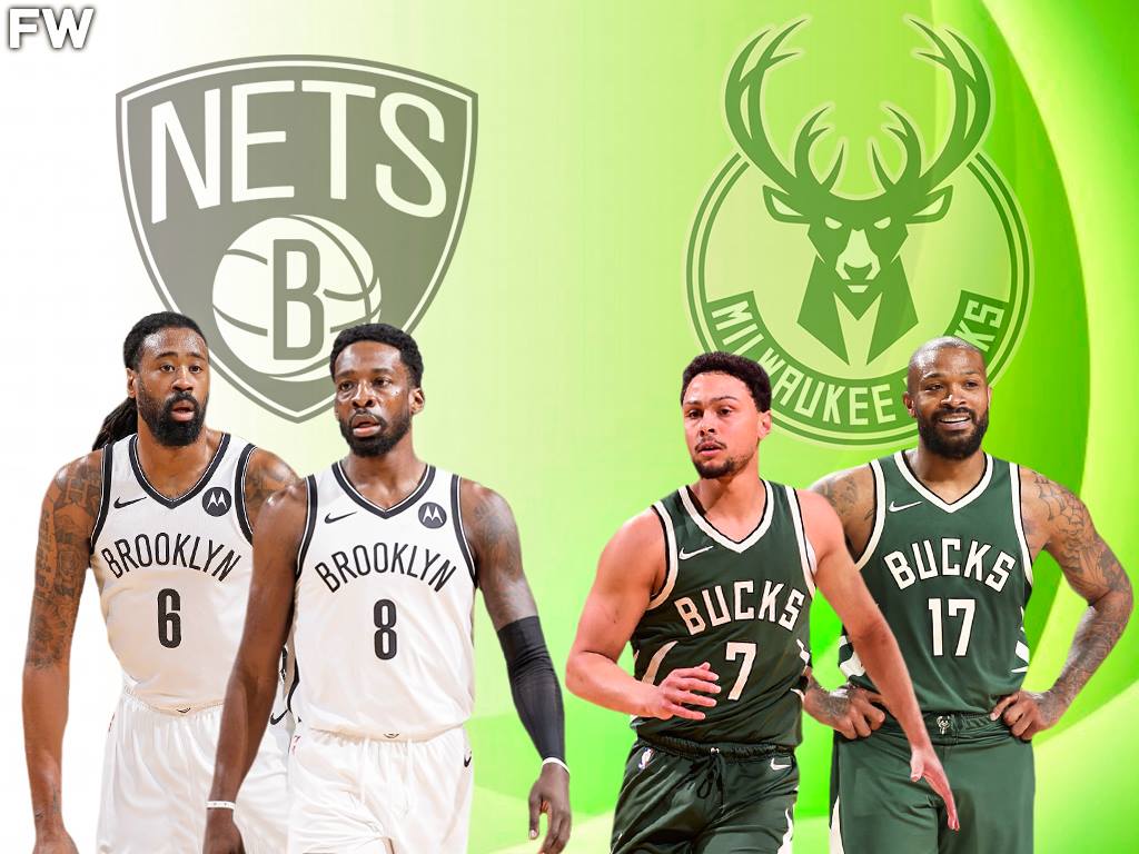 Brooklyn Nets Bench vs. Milwaukee Bucks Bench