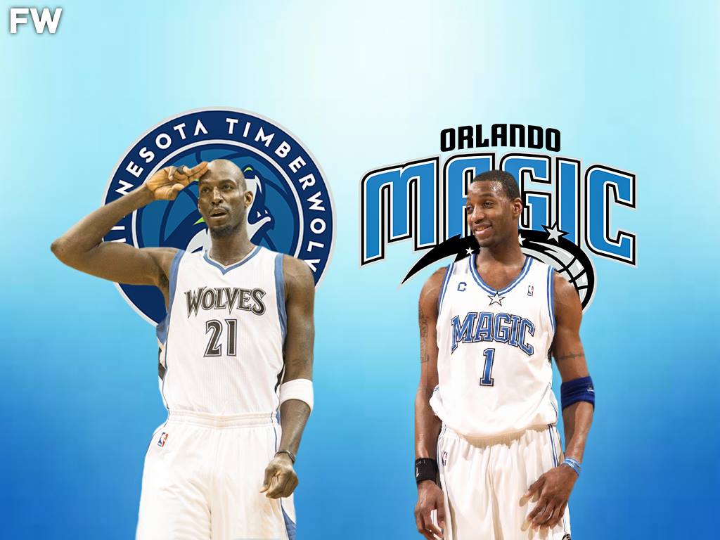 Kevin Garnett And Tracy McGrady