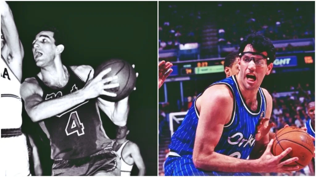 Dolph Schayes and Danny Schayes