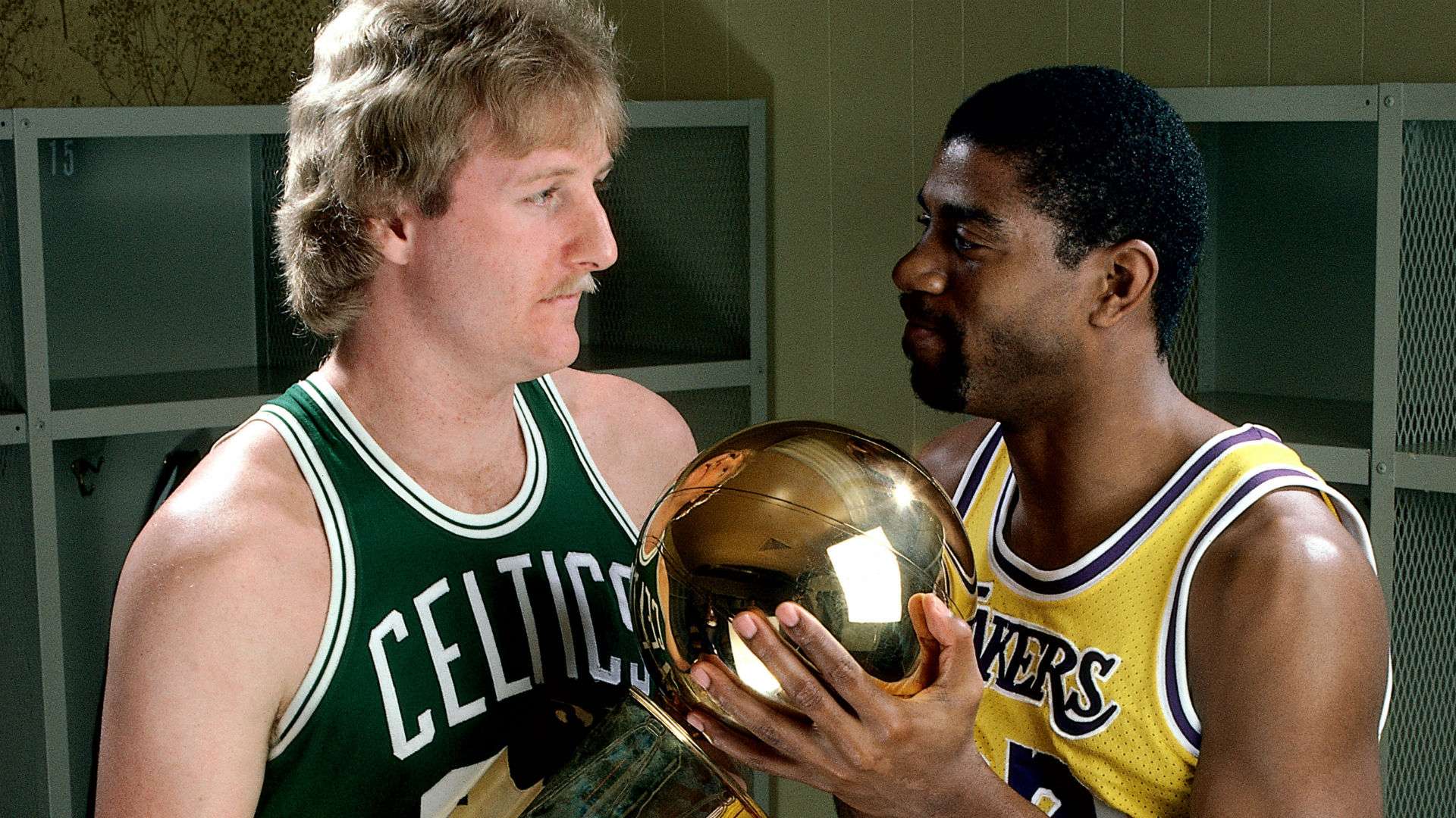 Magic Johnson and Larry Bird
