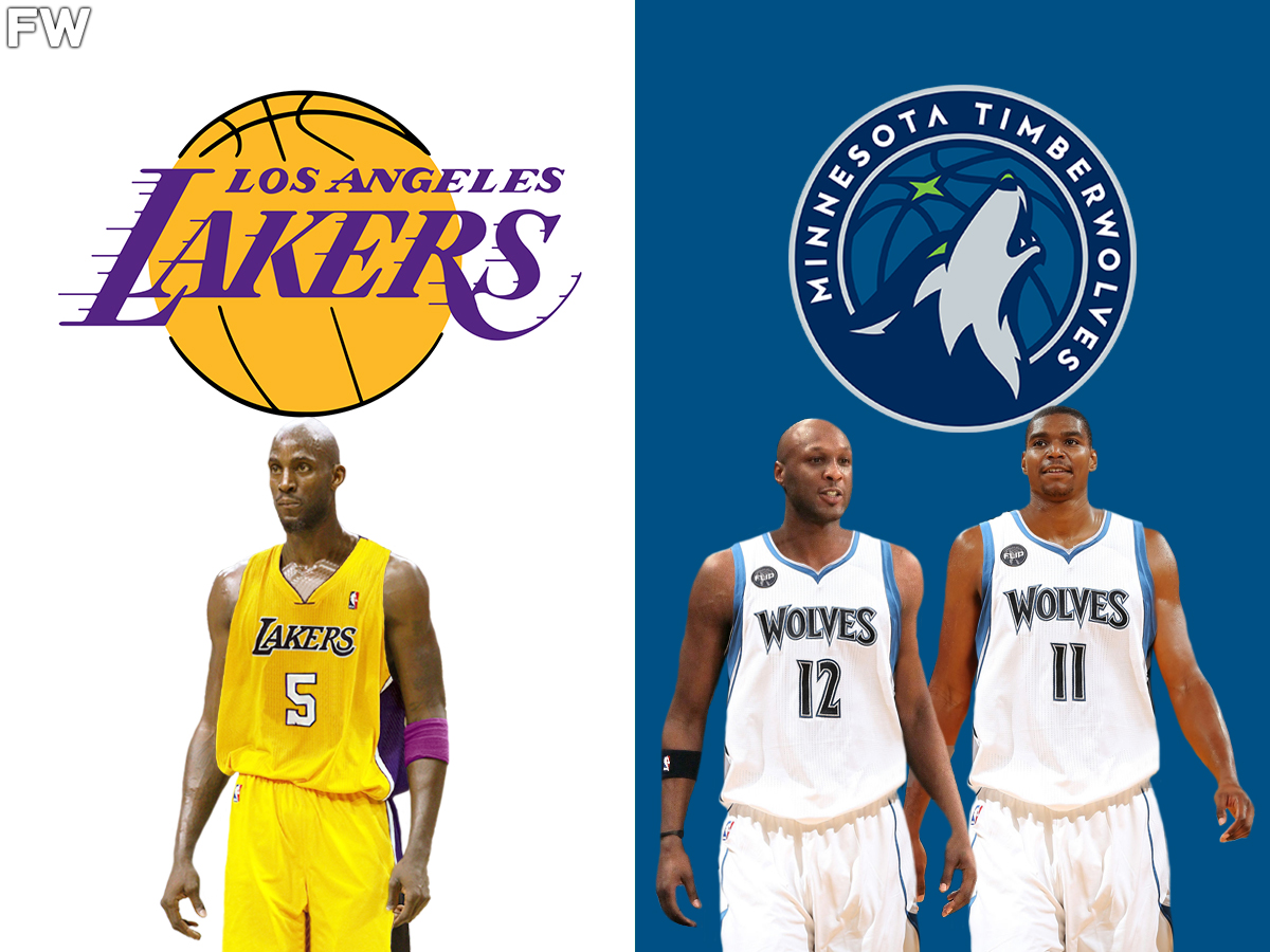 Kevin Garnett for Lamar Odom and Andrew Bynum
