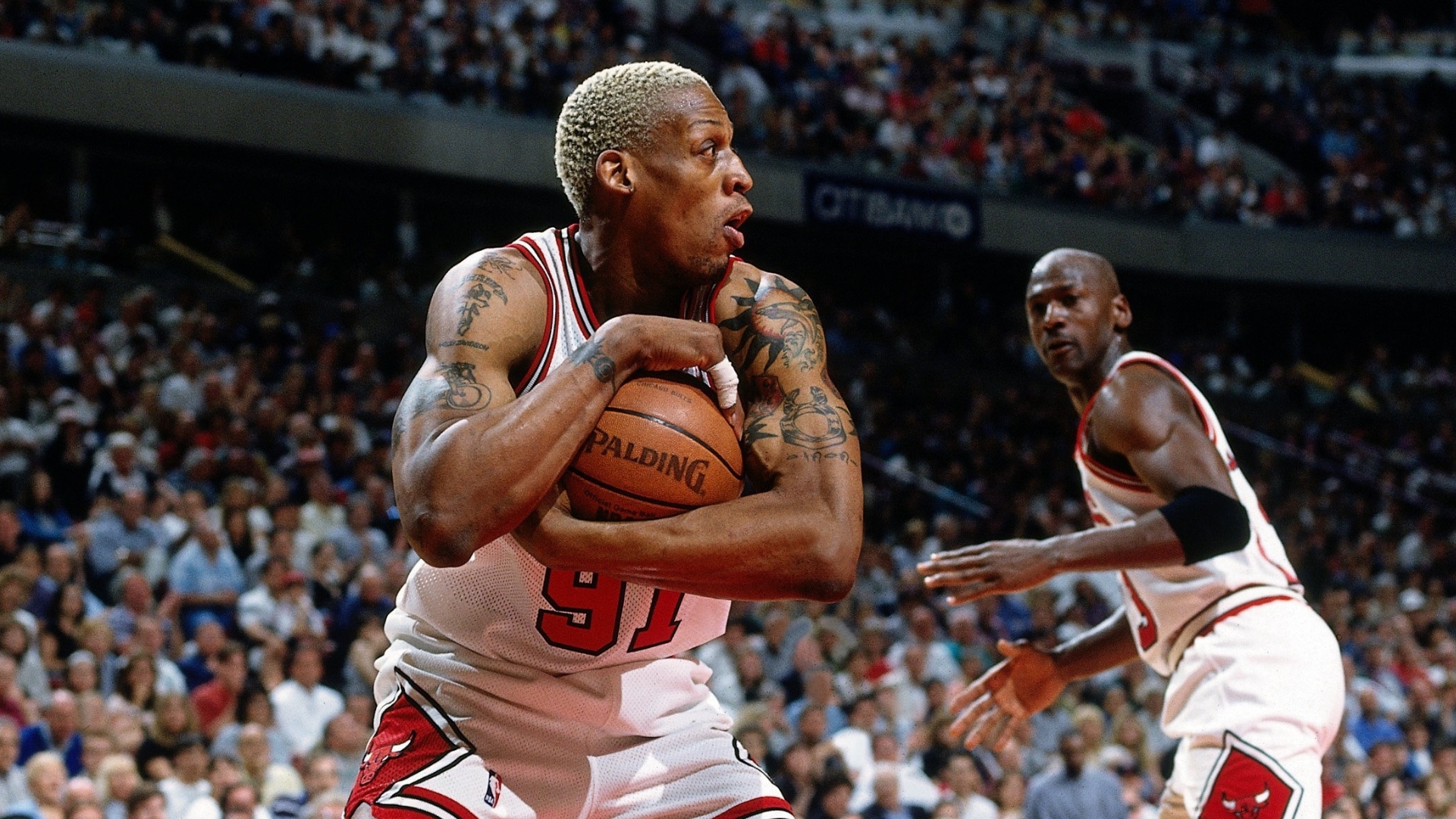 Dennis Rodman Rebounding