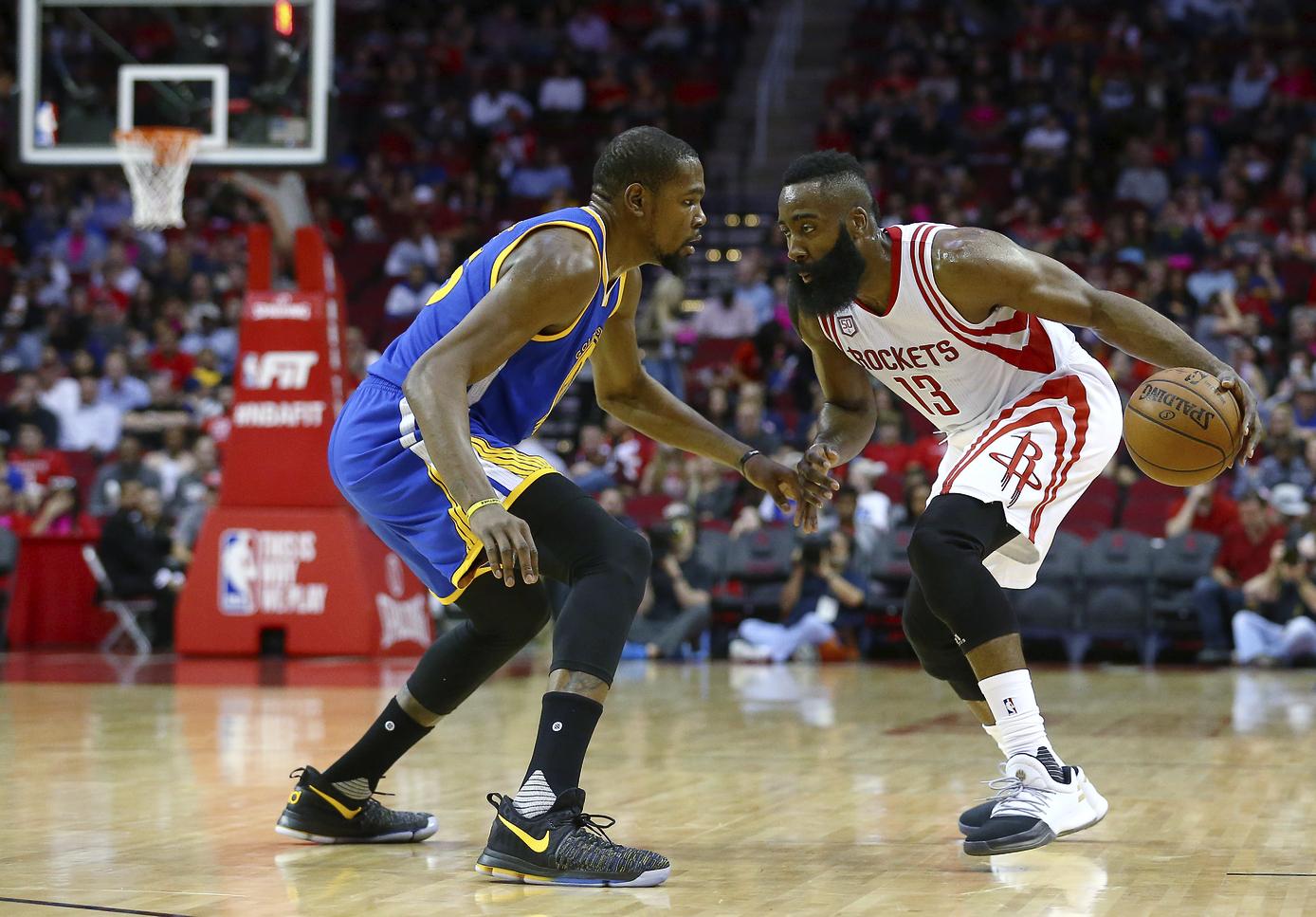 Kevin Durant vs. James Harden