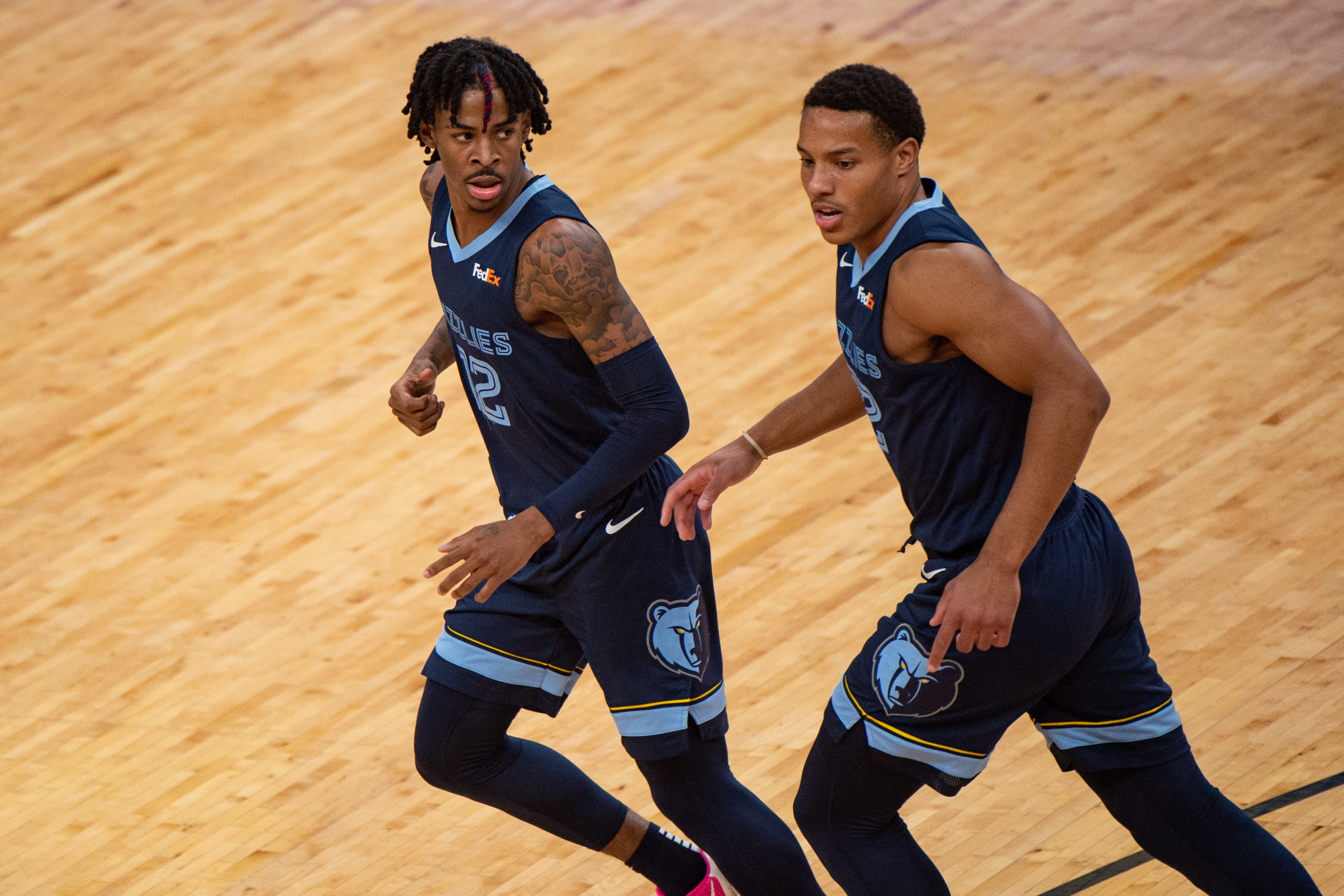 Ja Morant and Desmond Bane