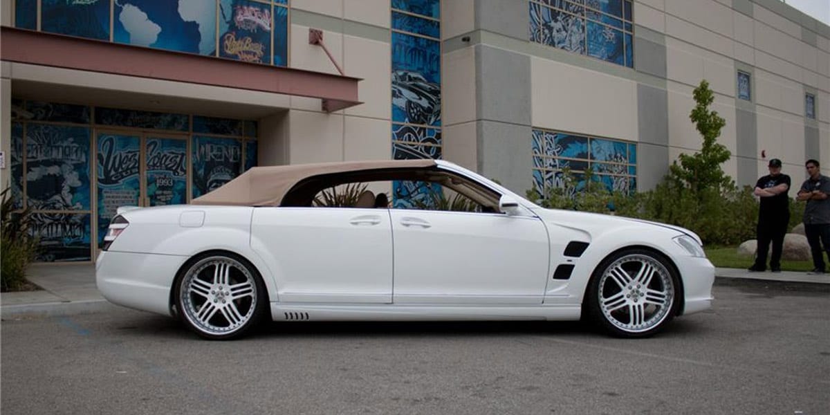 Convertible Mercedes Benz S550 Sedan