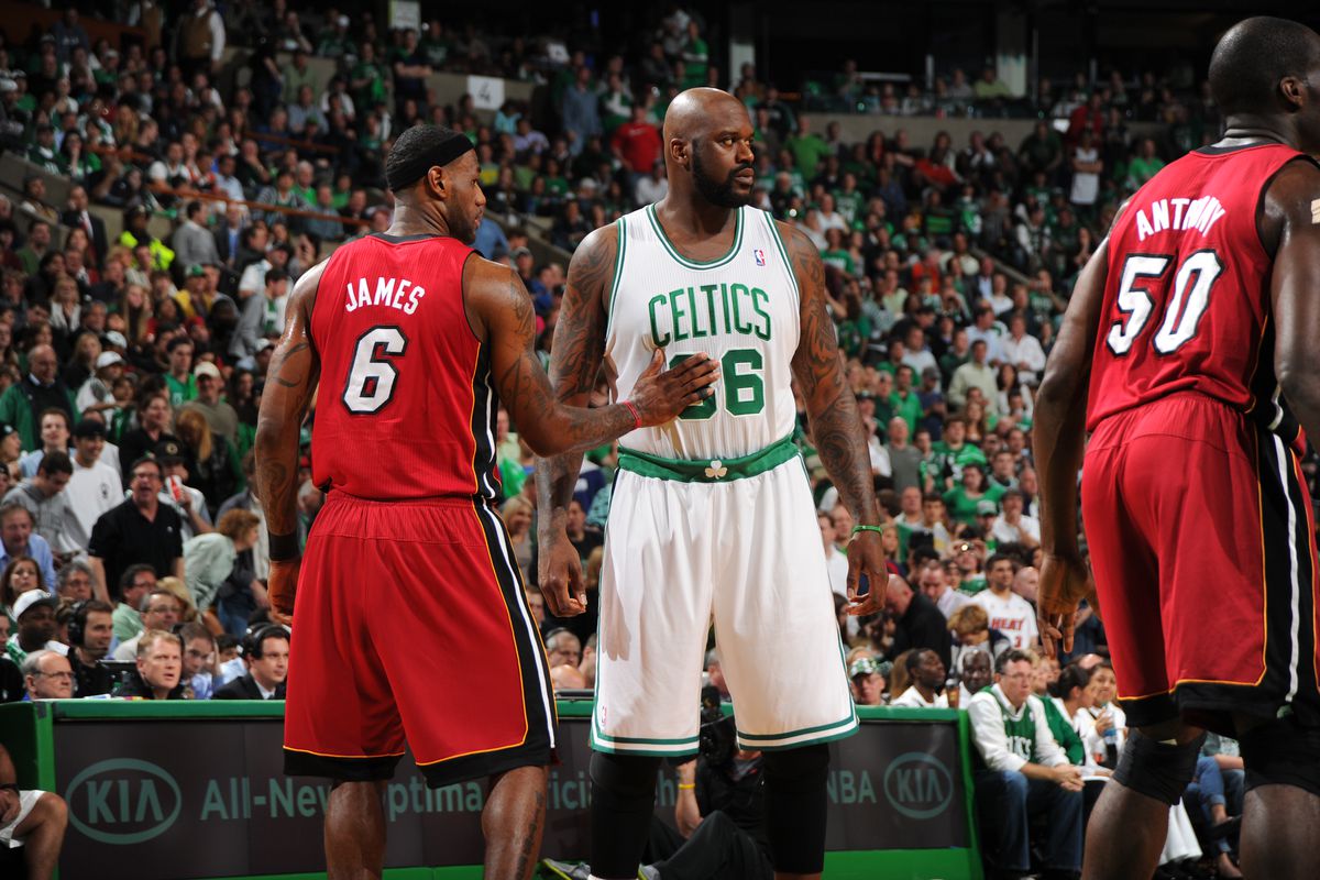 LeBron James vs. Shaquille O'Neal