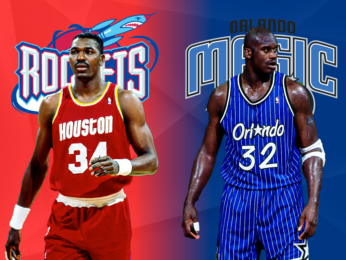 Hakeem Olajuwon vs. Shaquille O’Neal