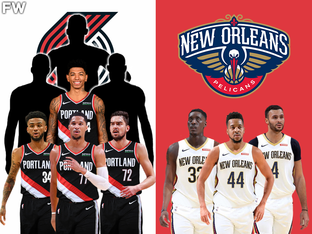 February 2022 - CJ McCollum, Larry Nance, Tony Snell
