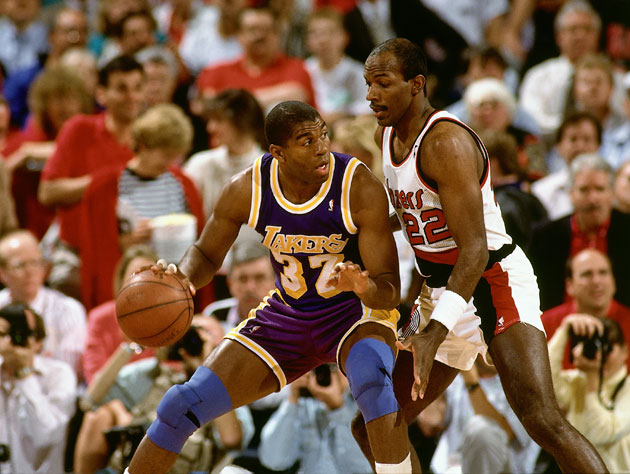 Magic Johnson vs. Clyde Drexler
