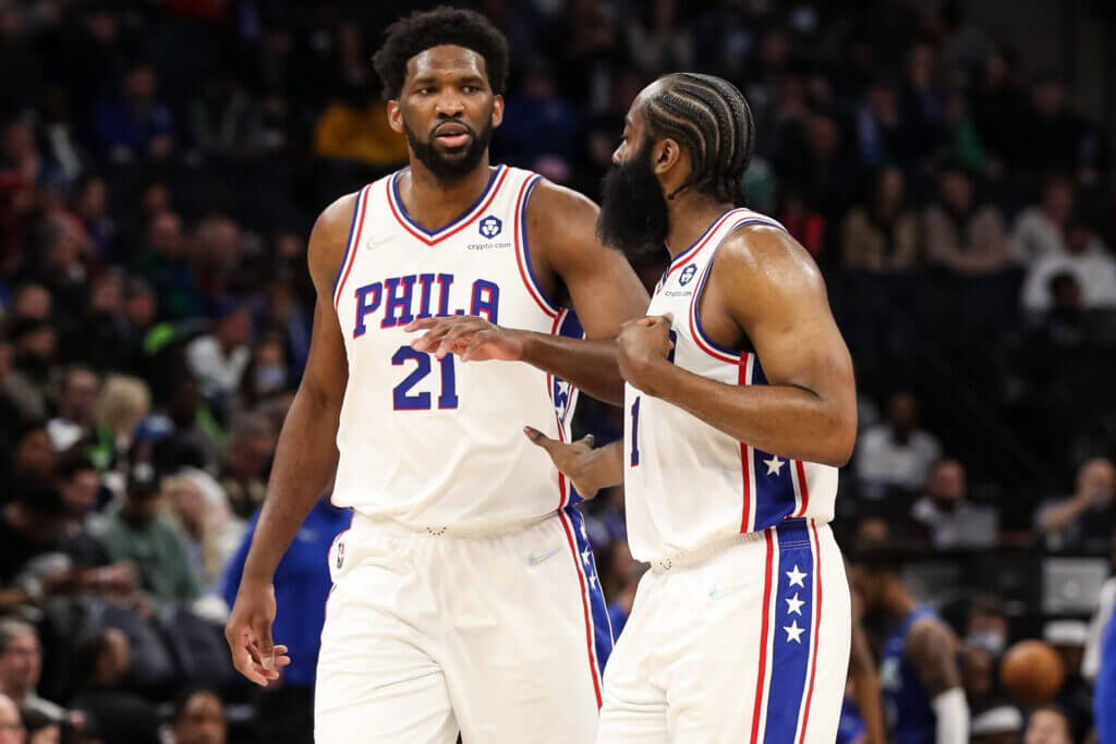 Shaquille O’Neal Shuts Down Comparisons That Joel Embiid And James Harden Could Become The Next Kobe-Shaq: "No, Not Even Close. Me And Kobe Had Eight Years Of Damage Together."