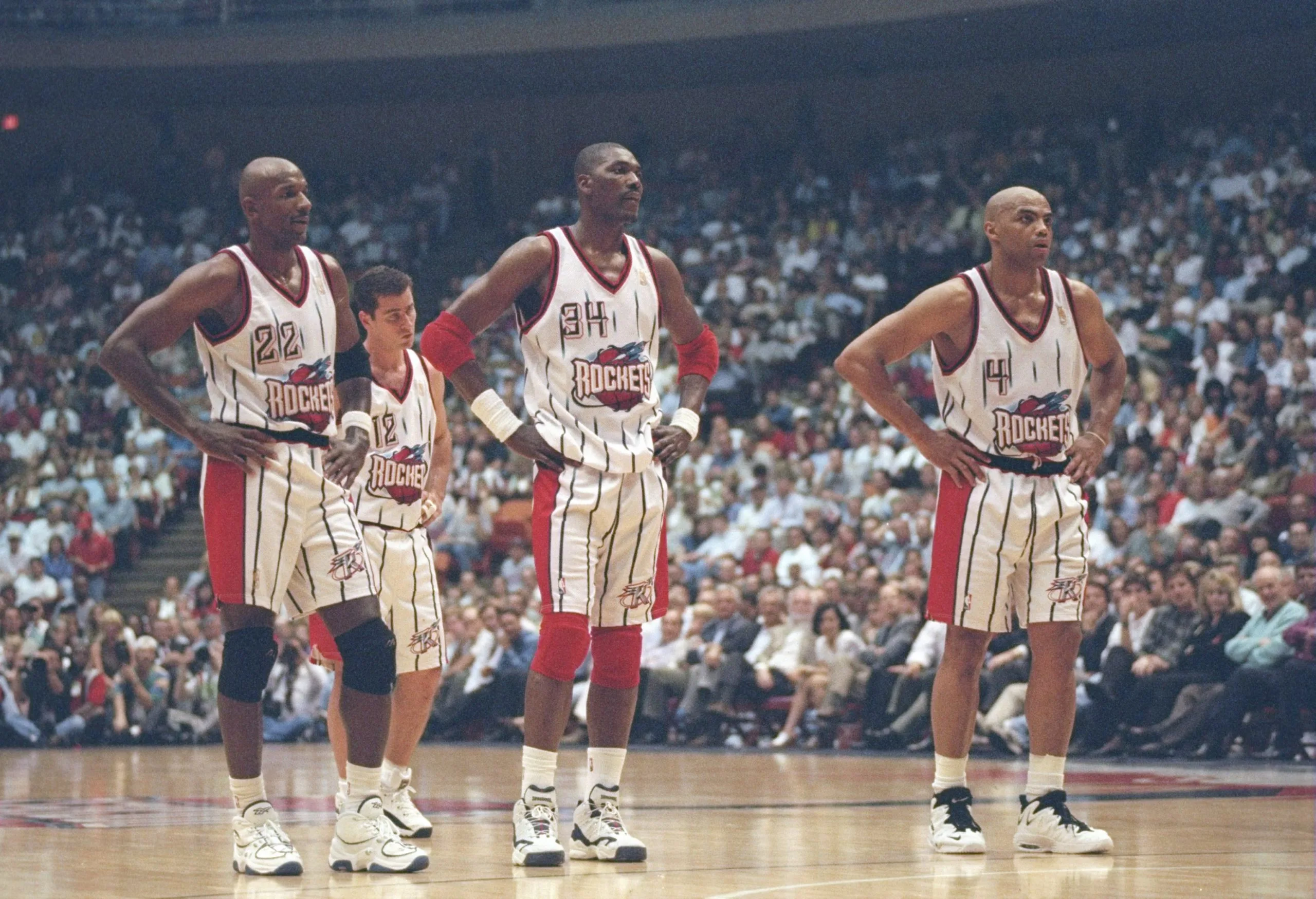 Clyde Drexler, Hakeem Olajuwon, Charles Barkley