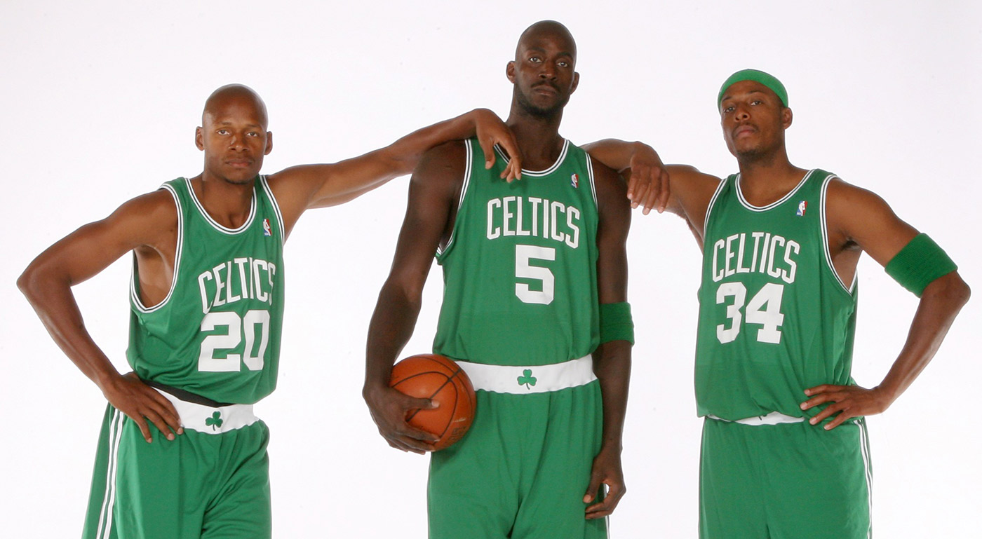 Ray Allen, Kevin Garnett, Paul Pierce