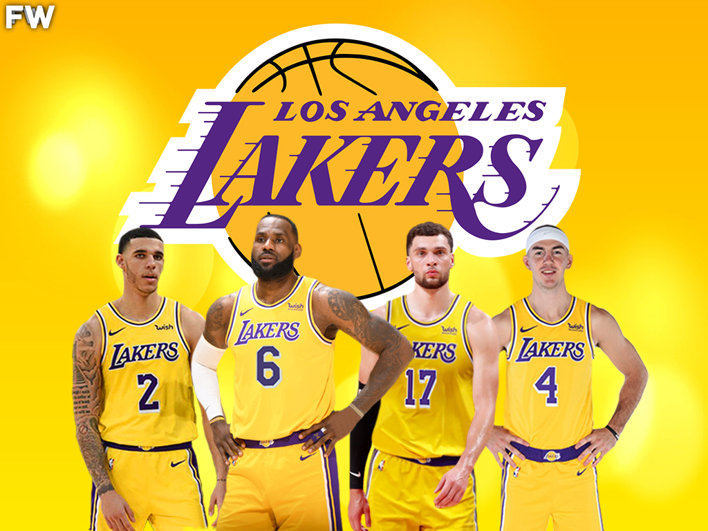 Lonzo Ball, LeBron James, Zach LaVine, Alex Caruso, Los Angeles Lakers