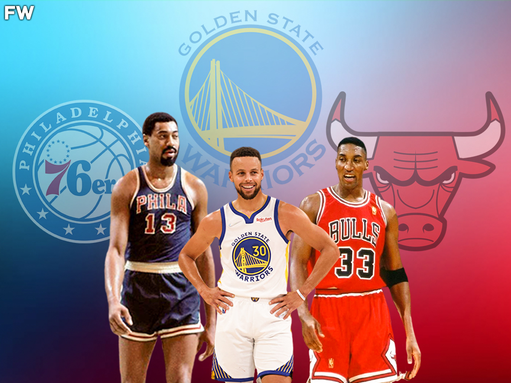 Stephen Curry, Wilt Chamberlain, Scottie Pippen