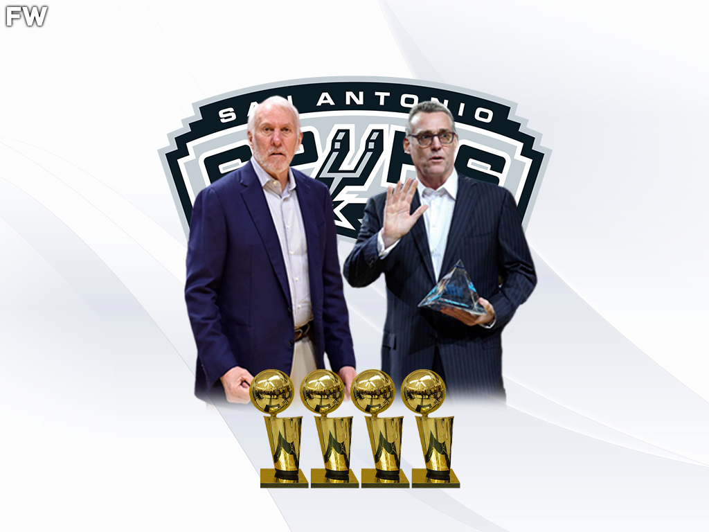 Gregg Popovich And R.C. Buford - 4 Championships (San Antonio Spurs)