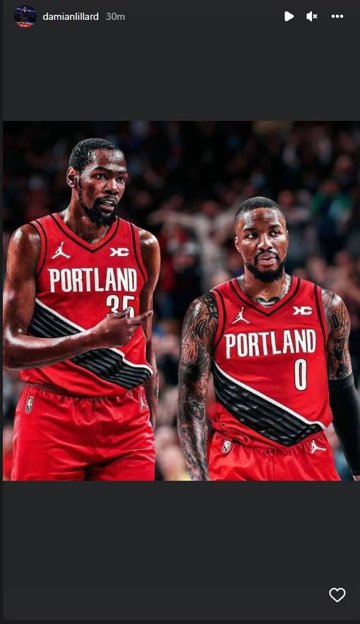Kevin Durant and Damian Lillard