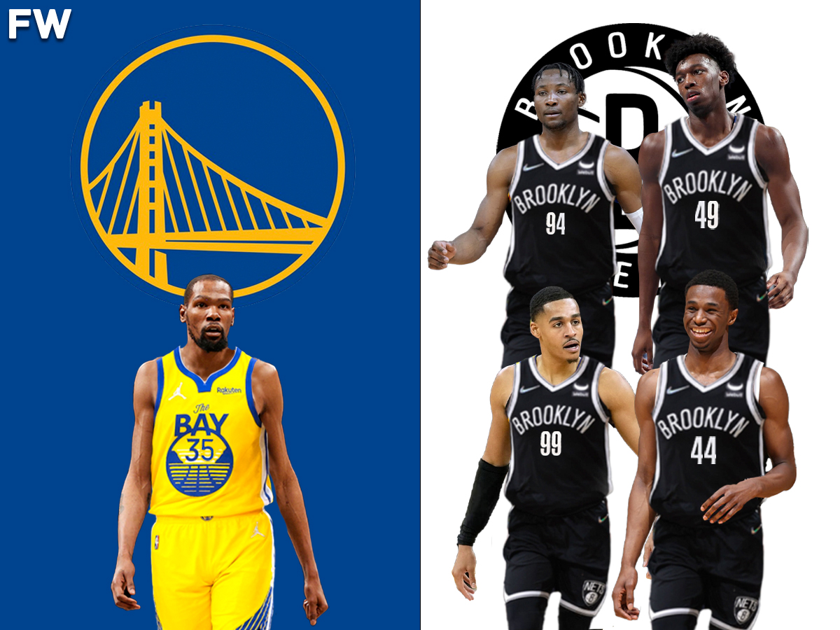 Kevin Durant for Jordan Poole, Andrew Wiggins, Jonathan Kuminga, James Wiseman