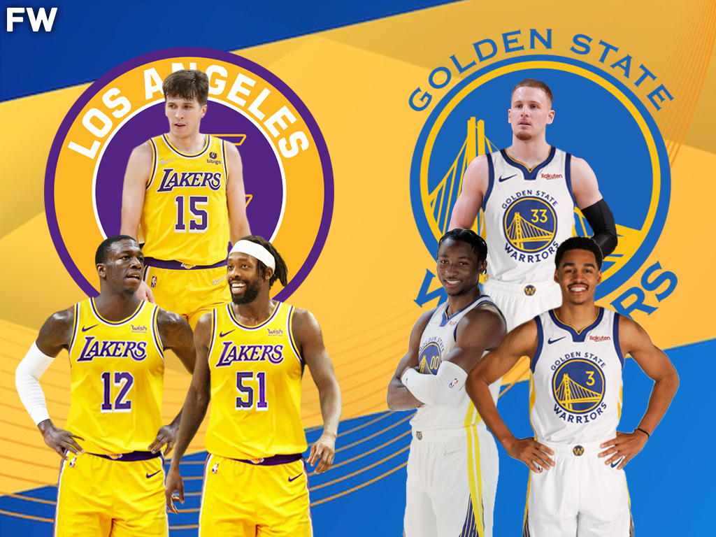 Lakers bench vs. Warriors bench