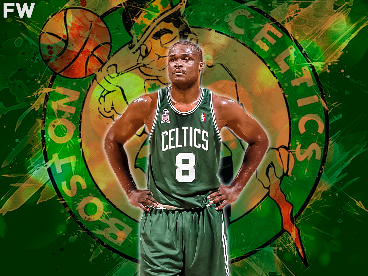 Antoine Walker (8) of the Boston Celtics.