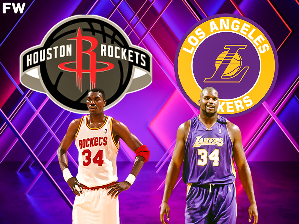 94’ Hakeem Olajuwon vs. 00’ Shaquille O’Neal