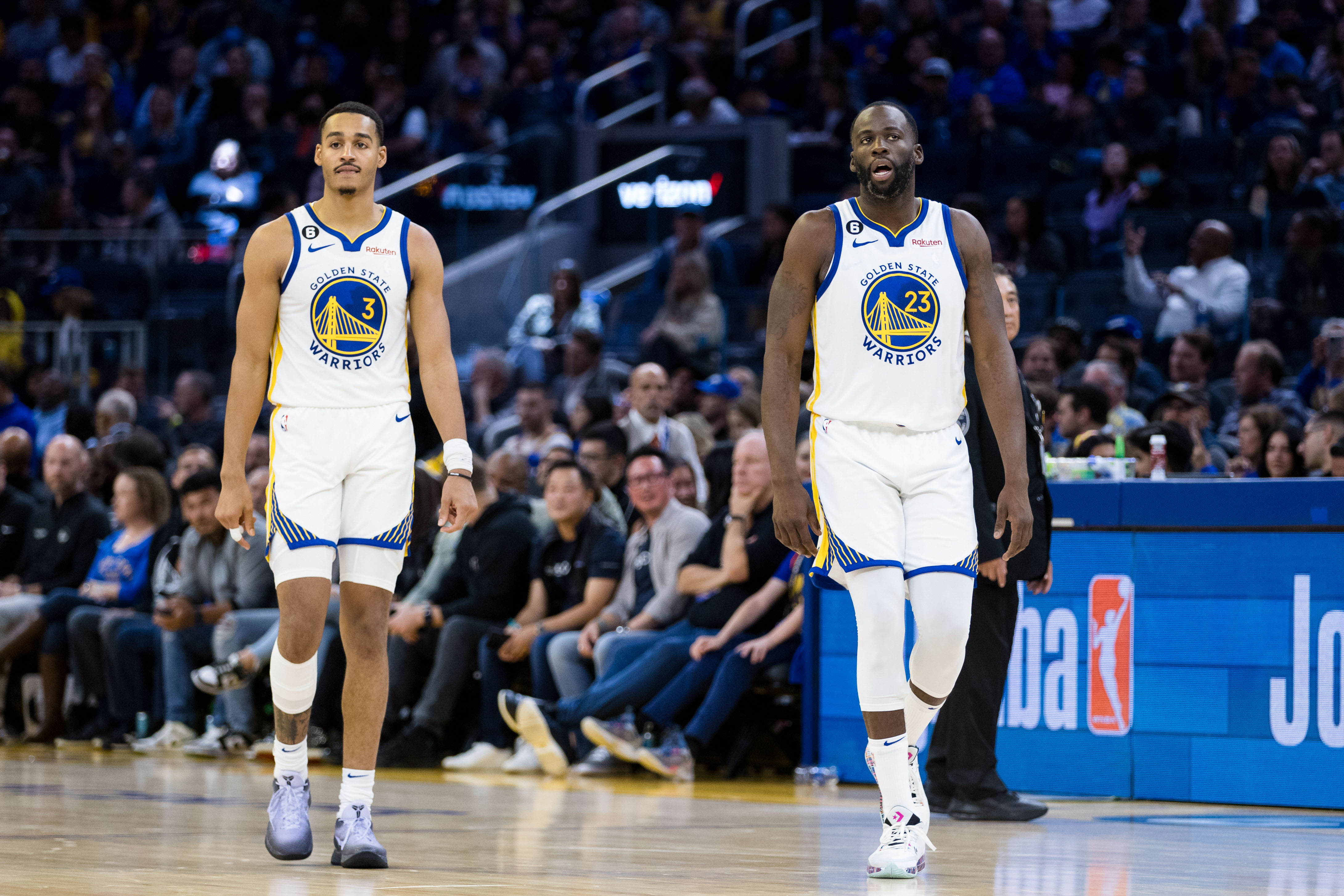 Draymond Green and Jordan Poole