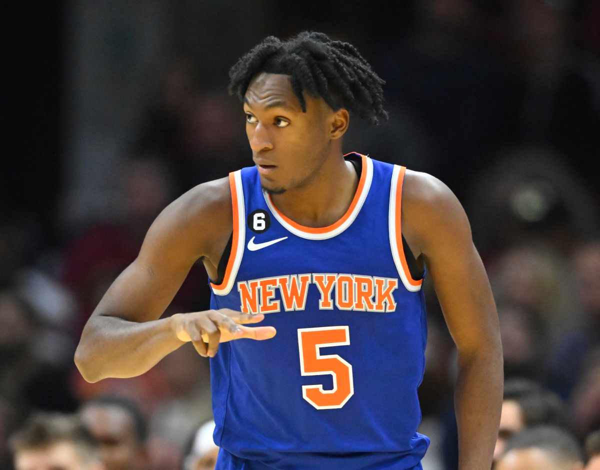 Knicks Star Immanuel Quickley Reacts To Trade Rumors Involving Him