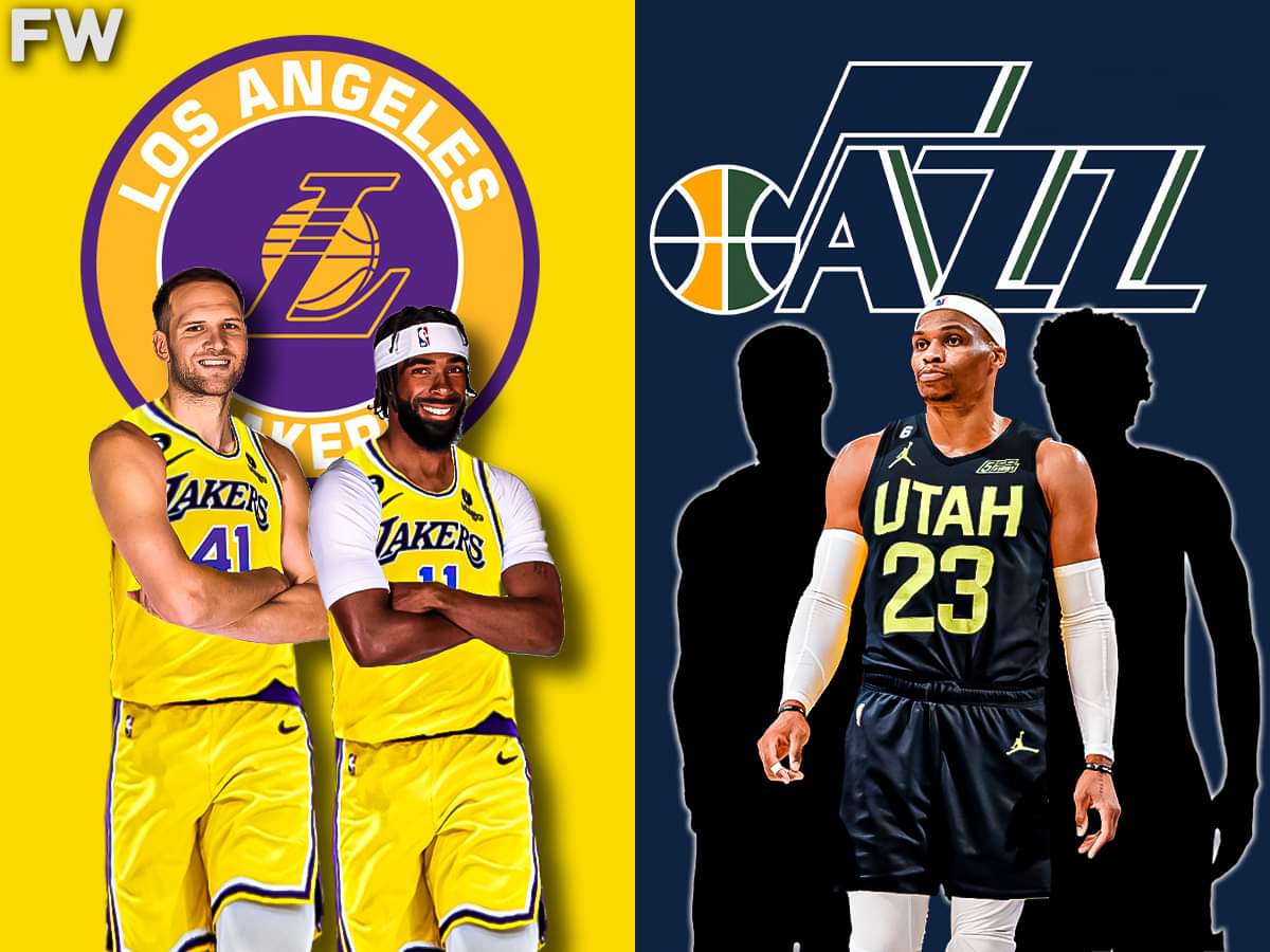 Bojan Bogdanovic Mike Conley Lakers, Russell Westbrook Jazz