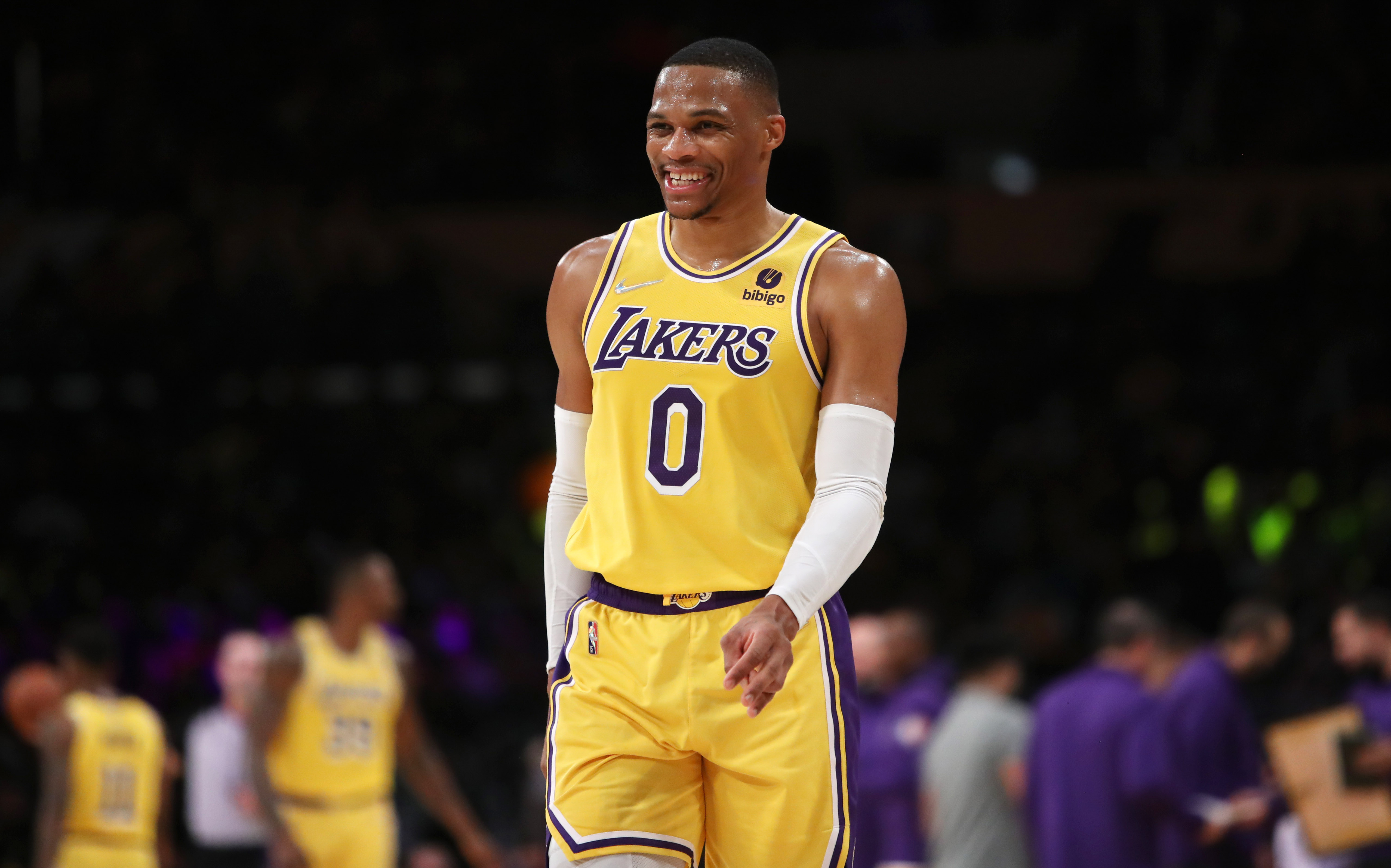 NBA Fans Call Out Russell Westbrook Because He's 'Having Fun' And Smiling While The Lakers Are Struggling