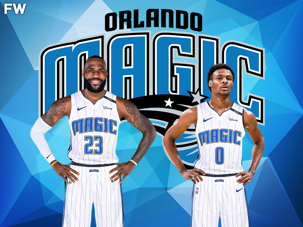 LeBron James And Bronny James - Orlando Magic